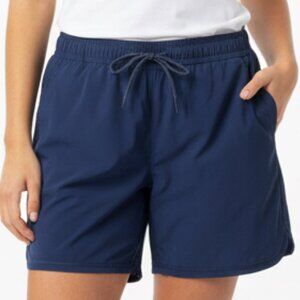 Lands’ End Navy Swim Shorts Size 18 | Elastic Waist Drawstring